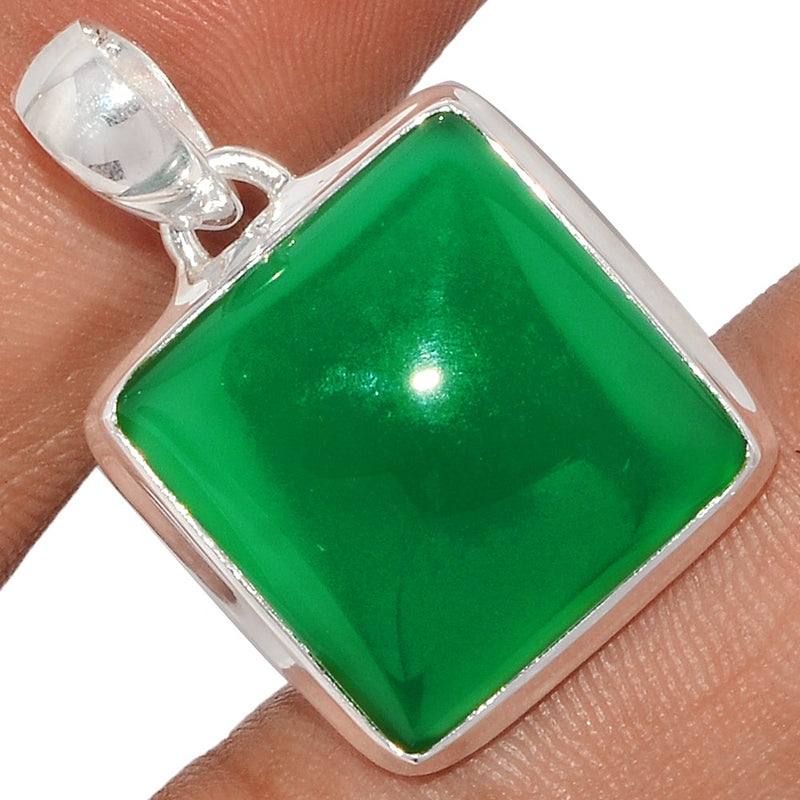 1.2" Green Onyx Pendants - GROP715