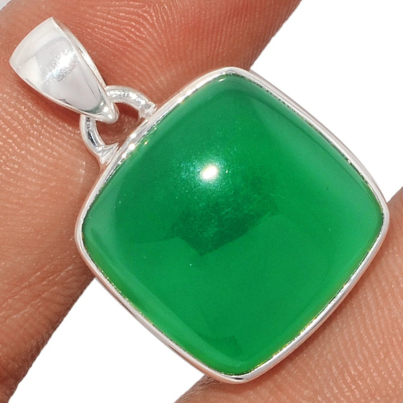 1.2" Green Onyx Pendants - GROP721