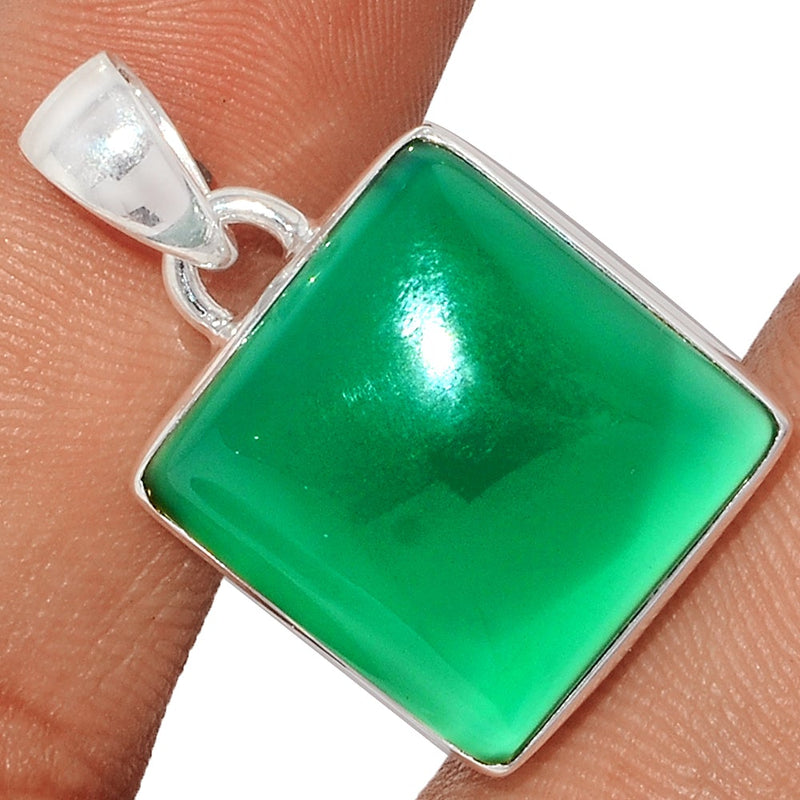 1.1" Green Onyx Pendants - GROP727