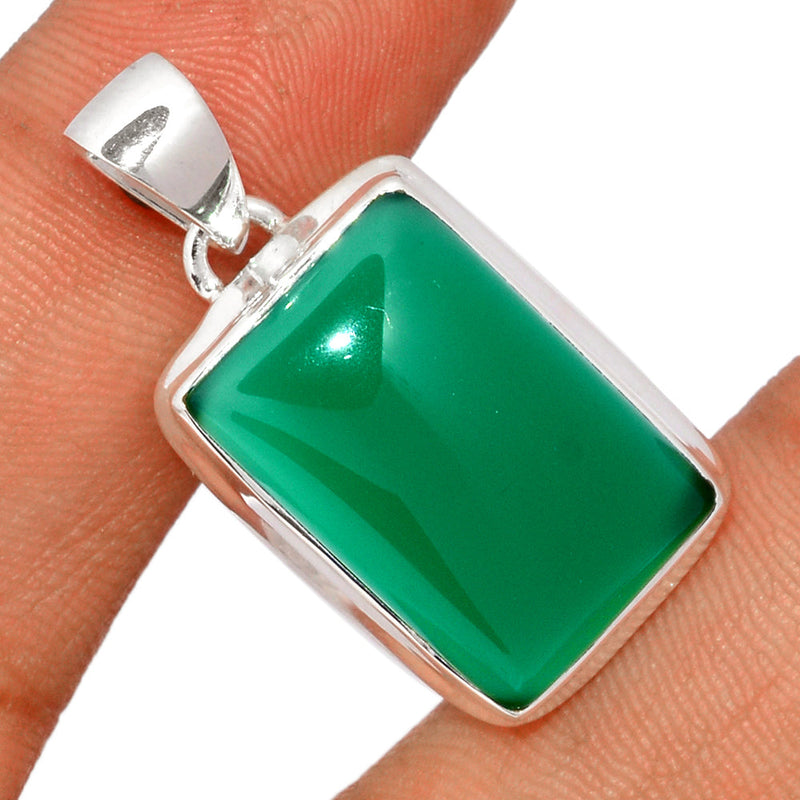 1.3" Green Onyx Pendants - GROP738