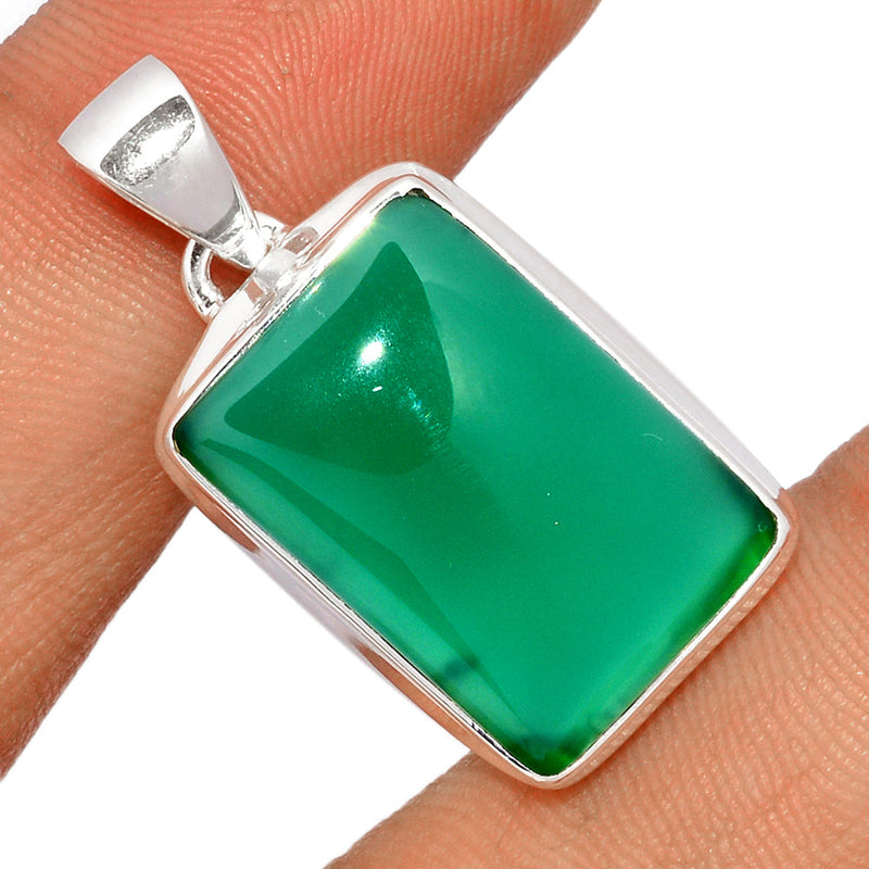 1.3" Green Onyx Pendants - GROP753