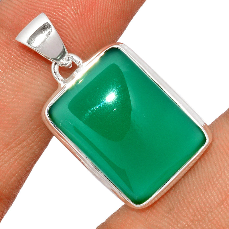 1.3" Green Onyx Pendants - GROP754
