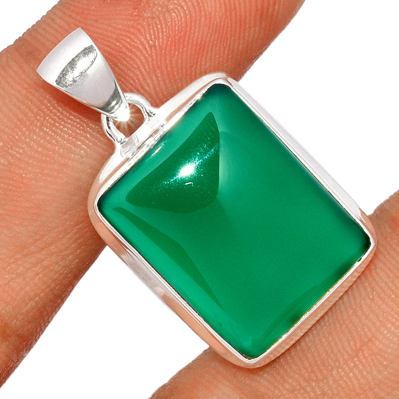 1.3" Green Onyx Pendants - GROP756