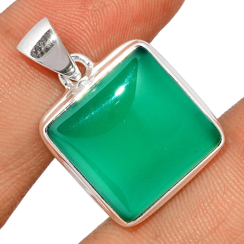 1.1" Green Onyx Pendants - GROP759