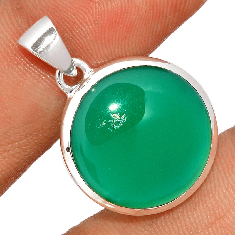 1.2" Green Onyx Pendants - GROP760