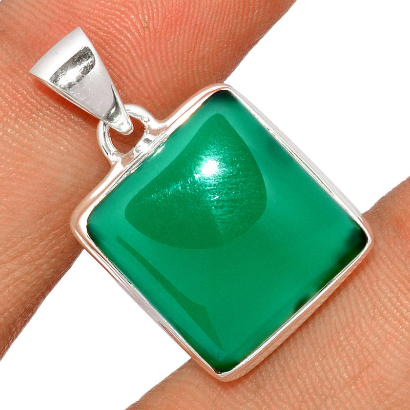 1.2" Green Onyx Pendants - GROP761