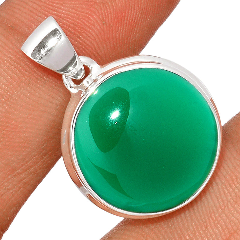 1.2" Green Onyx Pendants - GROP763