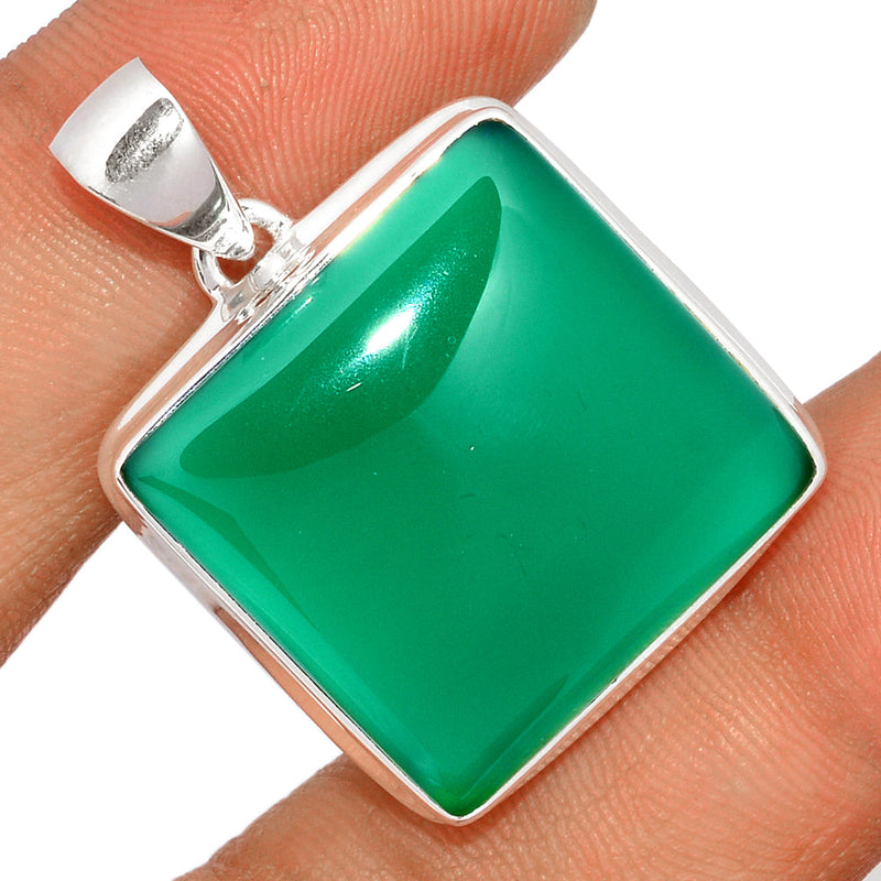 1.5" Green Onyx Pendants - GROP764