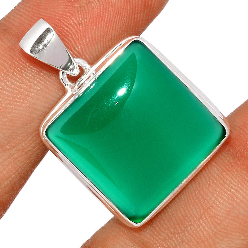 1.3" Green Onyx Pendants - GROP766