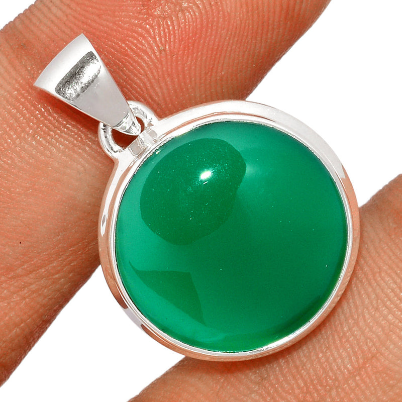 1.2" Green Onyx Pendants - GROP768