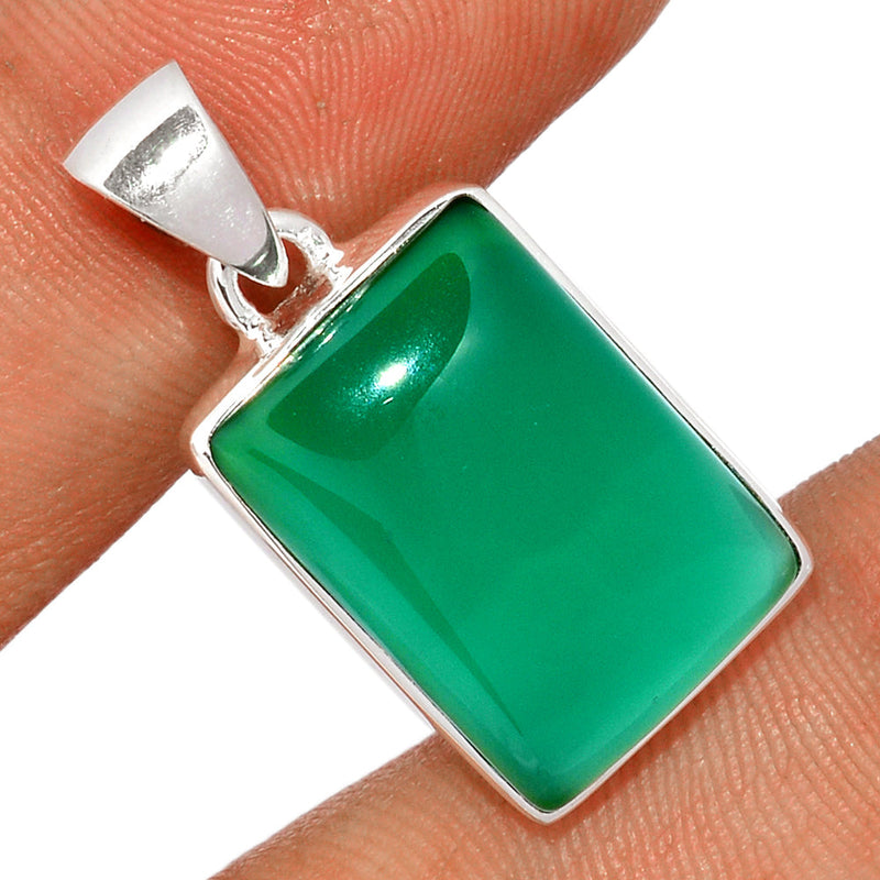 1.2" Green Onyx Pendants - GROP770