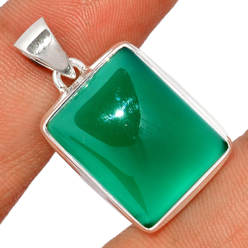 1.2" Green Onyx Pendants - GROP772