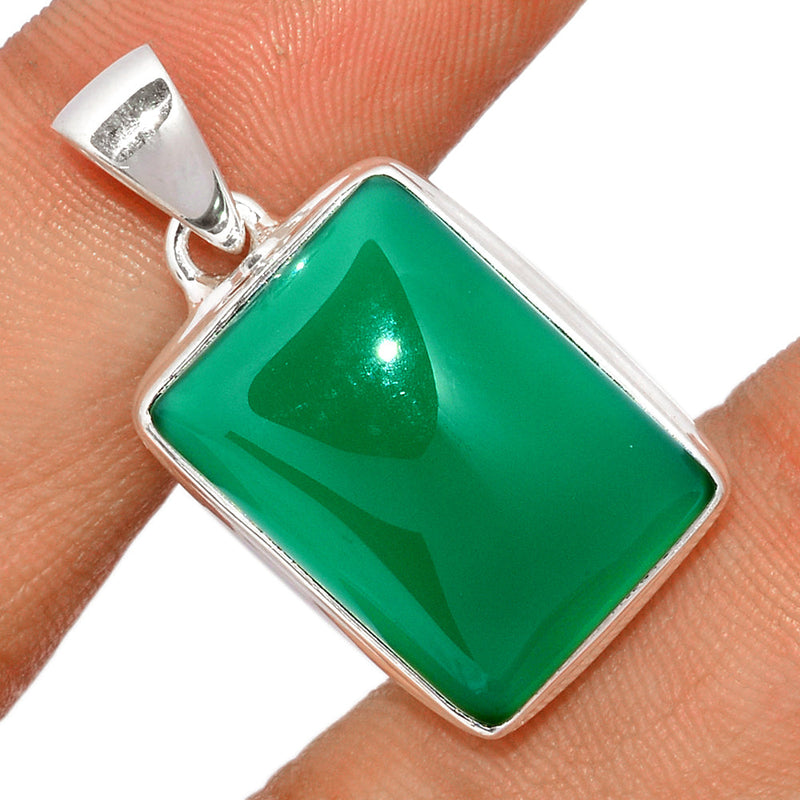 1.3" Green Onyx Pendants - GROP779