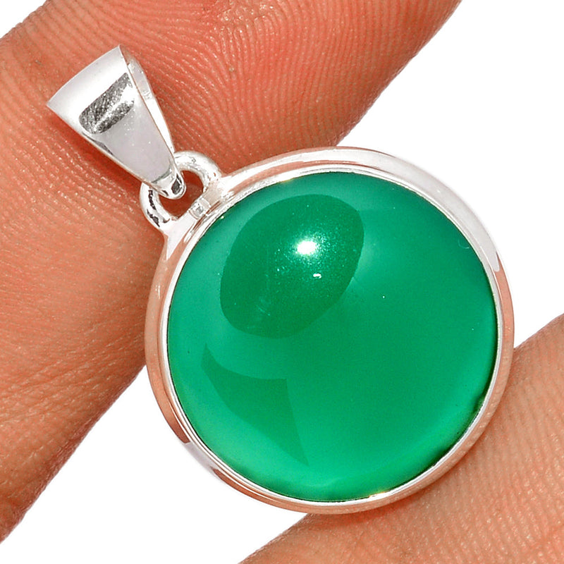 1.2" Green Onyx Pendants - GROP780