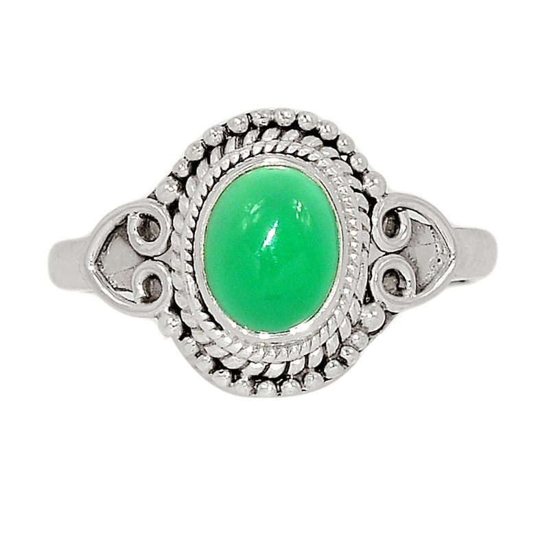 Small Filigree - Green Onyx Ring -  GROR1031