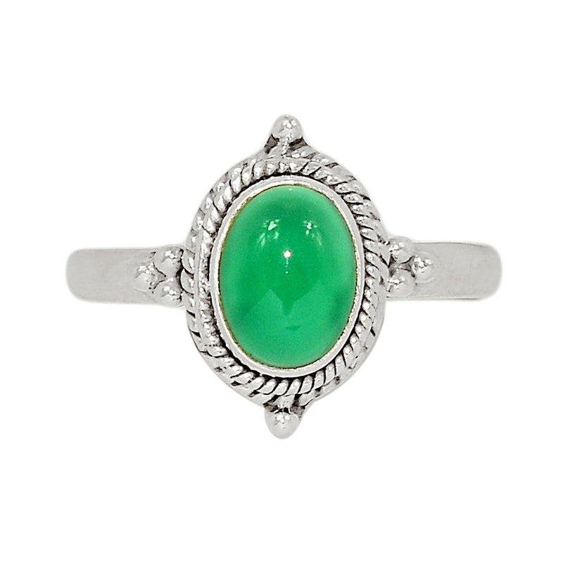 Small Filigree - Green Onyx Ring -  GROR1033