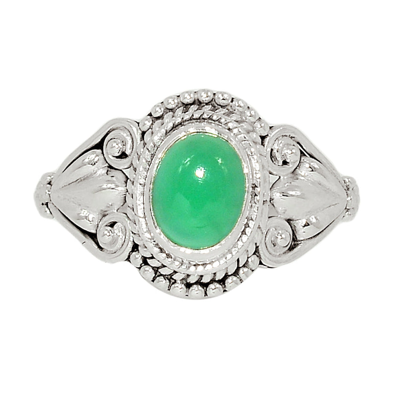 Small Filigree - Green Onyx Ring -  GROR1034