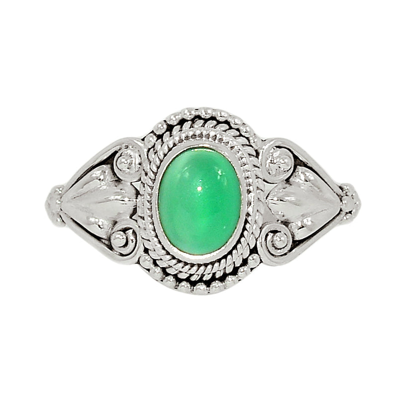 Small Filigree - Green Onyx Ring -  GROR1036