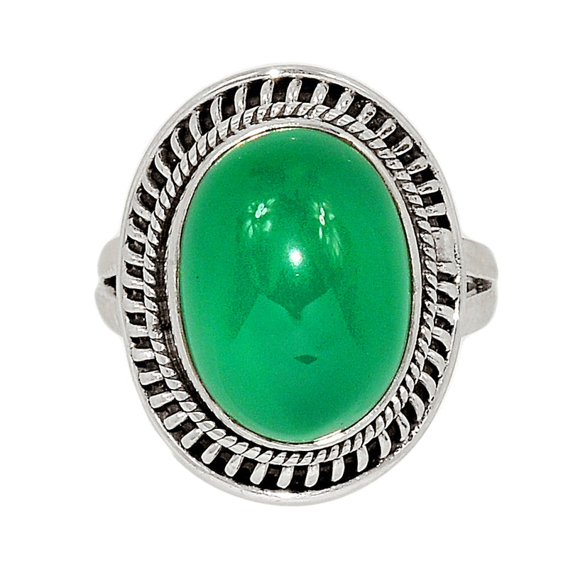 Fine Filigree - Green Onyx Ring -  GROR1039