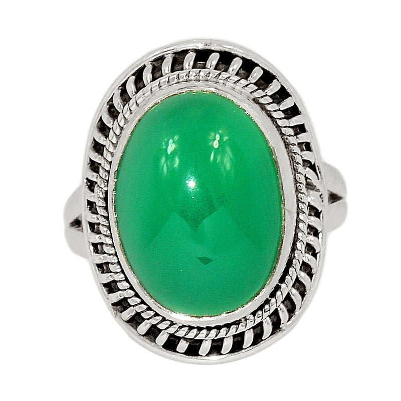 Fine Filigree - Green Onyx Ring -  GROR1043