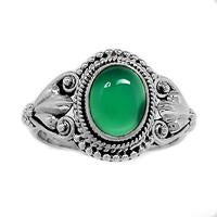 Green Onyx Ring-GROR505