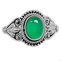 Green Onyx Ring-GROR511