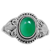 Green Onyx Ring-GROR516