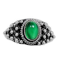 Green Onyx Ring-GROR517