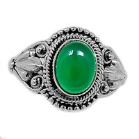 Green Onyx Ring-GROR520