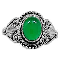 Green Onyx Ring-GROR521