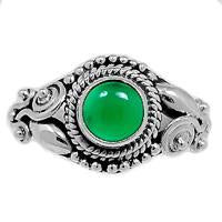 Green Onyx Ring-GROR524