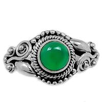 Green Onyx Ring-GROR546