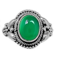 Green Onyx Ring-GROR585