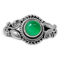 Green Onyx Ring-GROR597