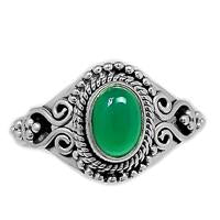Green Onyx Ring-GROR610