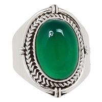 Green Onyx Ring-GROR657