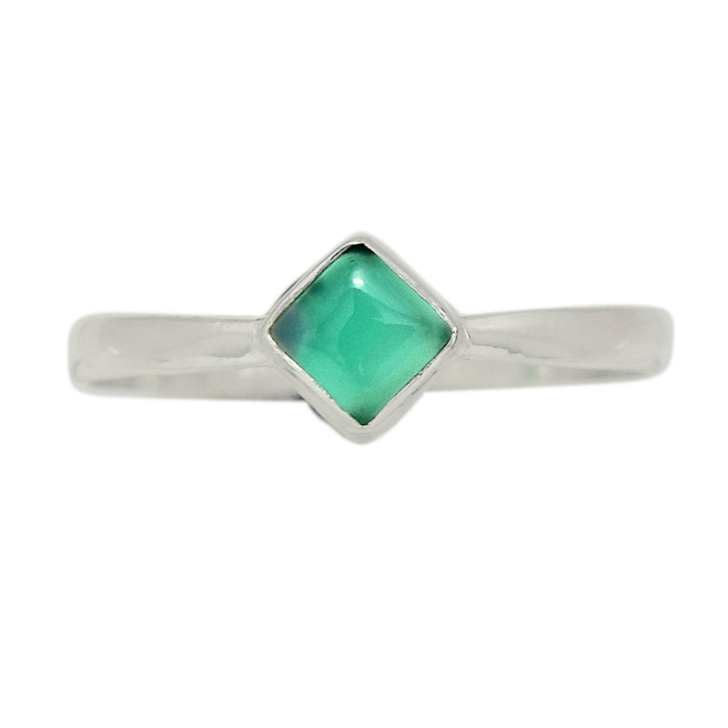 Small Plain - Green Onyx Ring - GROR830