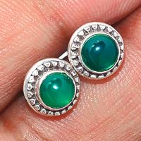 Green Onyx Studs-GROS105