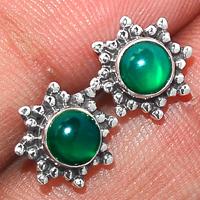 Green Onyx Studs-GROS112