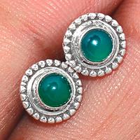 Green Onyx Studs-GROS141