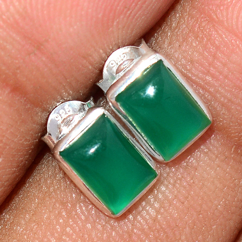 Green Onyx Studs - GROS151