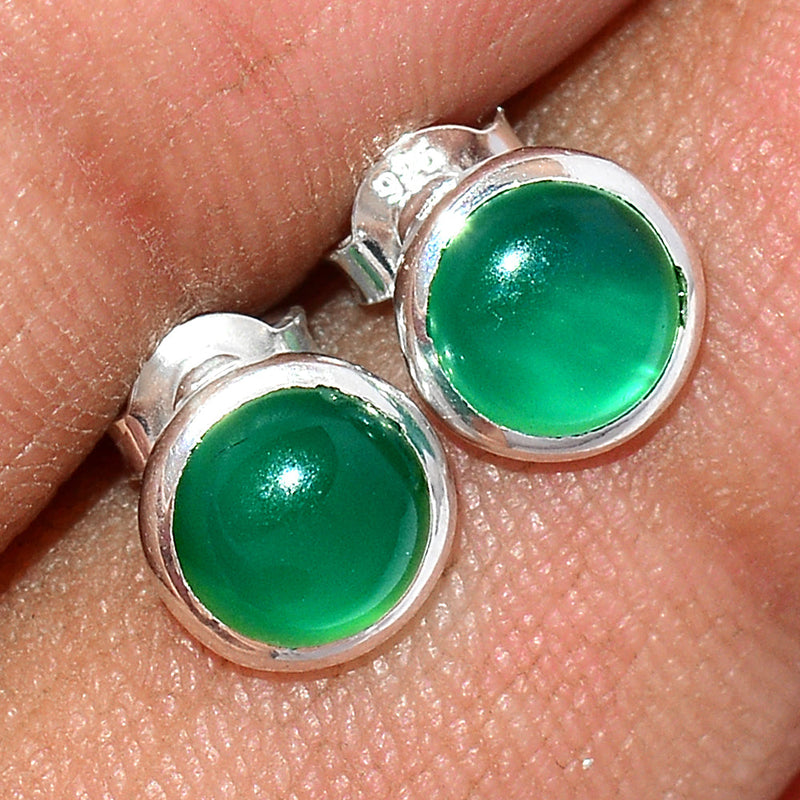 Green Onyx Studs - GROS160