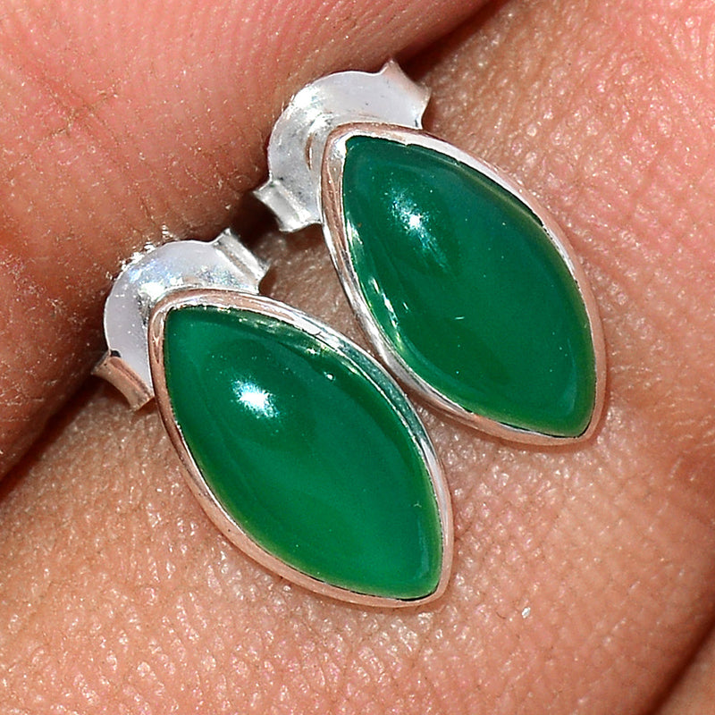 Green Onyx Studs - GROS163