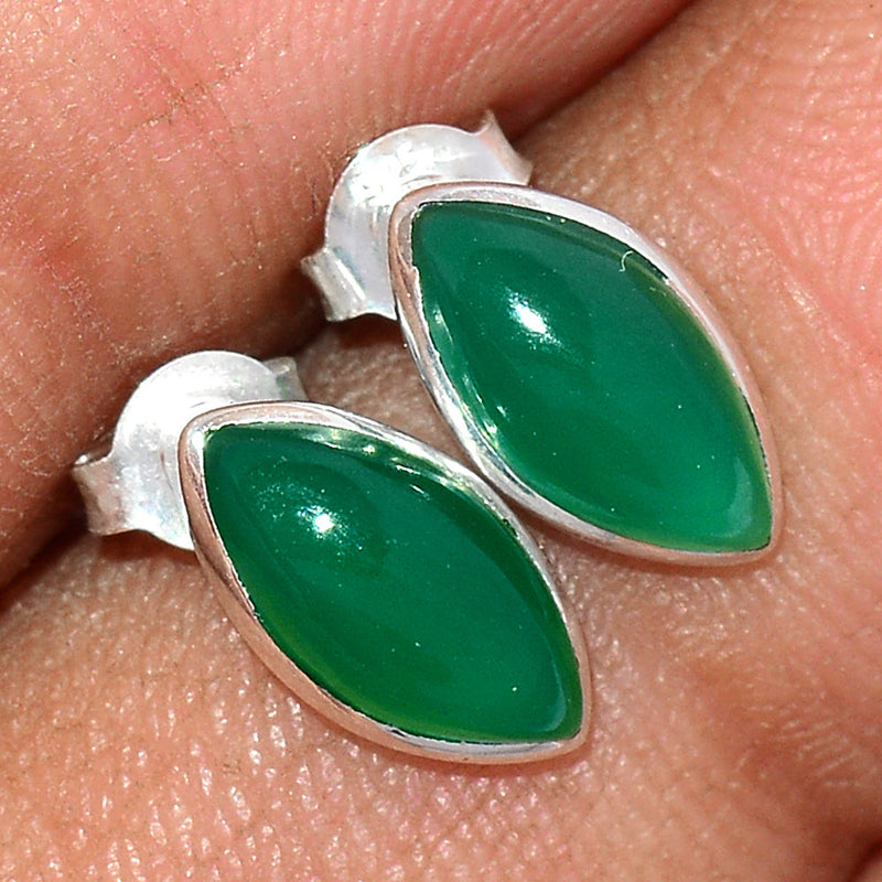 Green Onyx Studs - GROS167