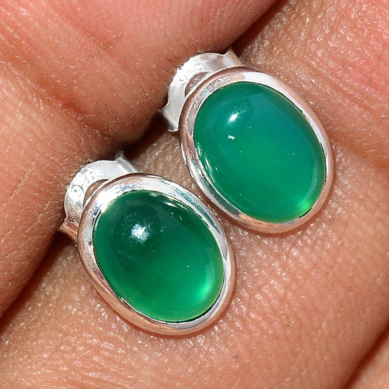 Green Onyx Studs - GROS171