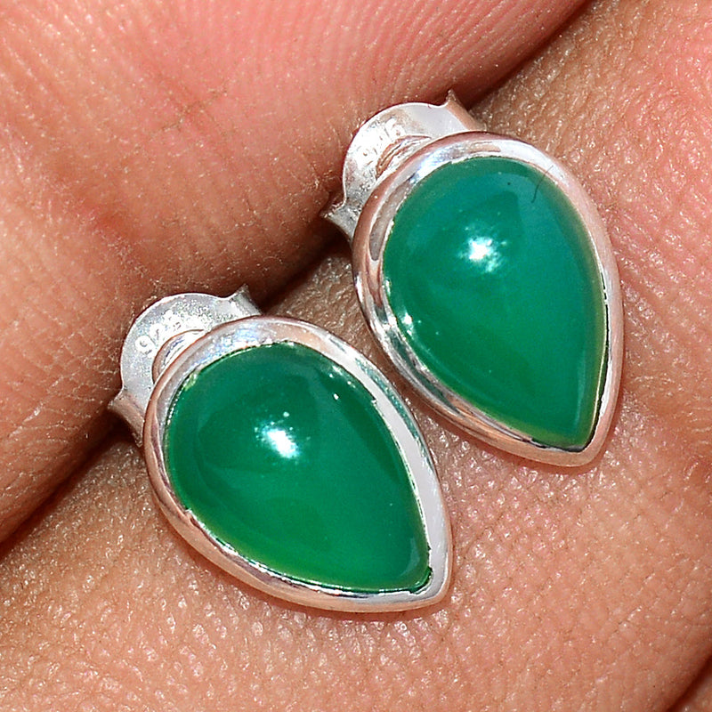 Green Onyx Studs - GROS175