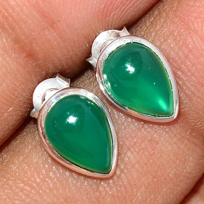 Green Onyx Studs - GROS176