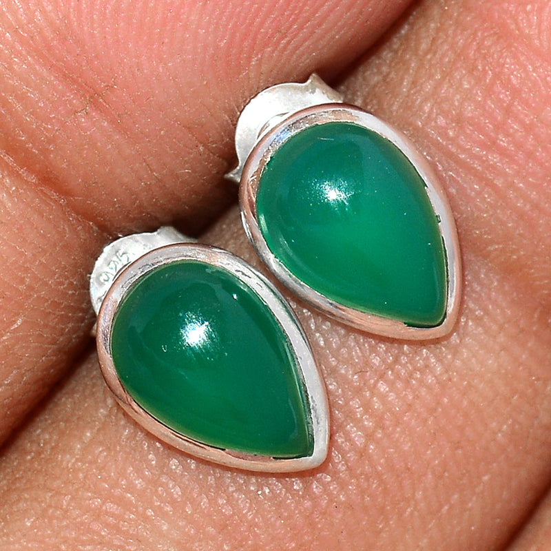 Green Onyx Studs - GROS178