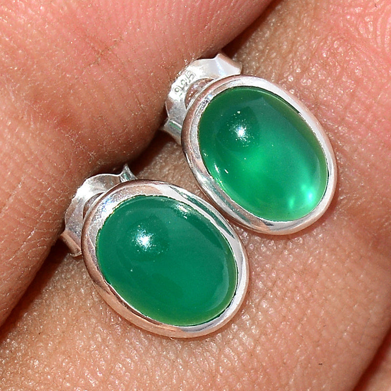 Green Onyx Studs - GROS182