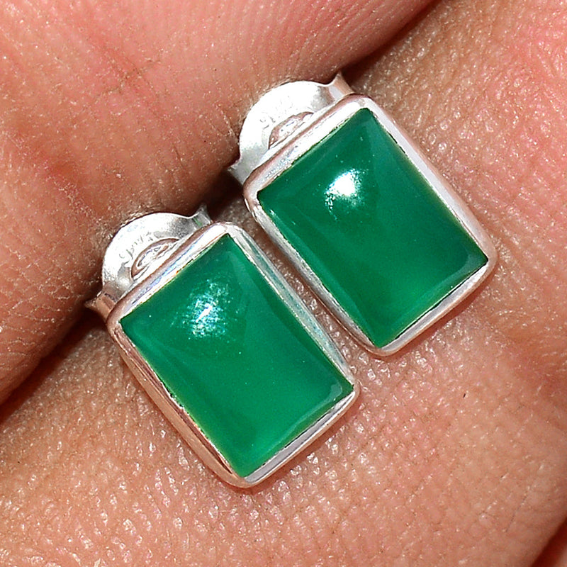 Green Onyx Studs - GROS188